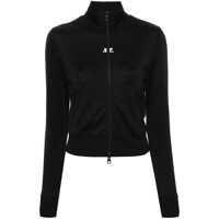 Pulovere Courrèges Logo-Patch Zip-Up Sweatshirt Femei