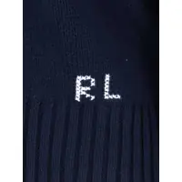 Tricouri Polo Ralph Lauren Blue Polo Bear Cotton Crew Neck Sweater Femei