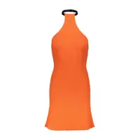 Rochii Courrèges Mini Chocker Rib Knit Dress Clothing Femei