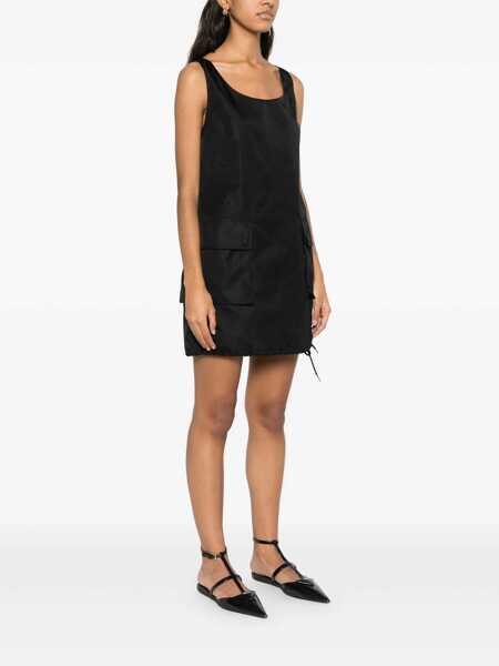 Rochii Prada Prada Re-Nylon Dress Black Femei (BM 18436149) 3