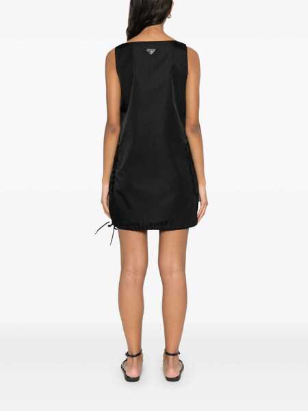Rochii Prada Prada Re-Nylon Dress Black Femei (BM 18436149) 4