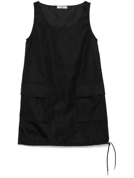 Rochii Prada Prada Re-Nylon Dress Black Femei (BM 18436149) 1