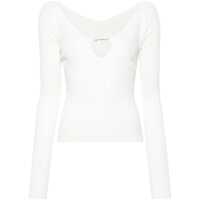Topuri Jacquemus Pralù Knitted Viscosa-Blend Top Femei
