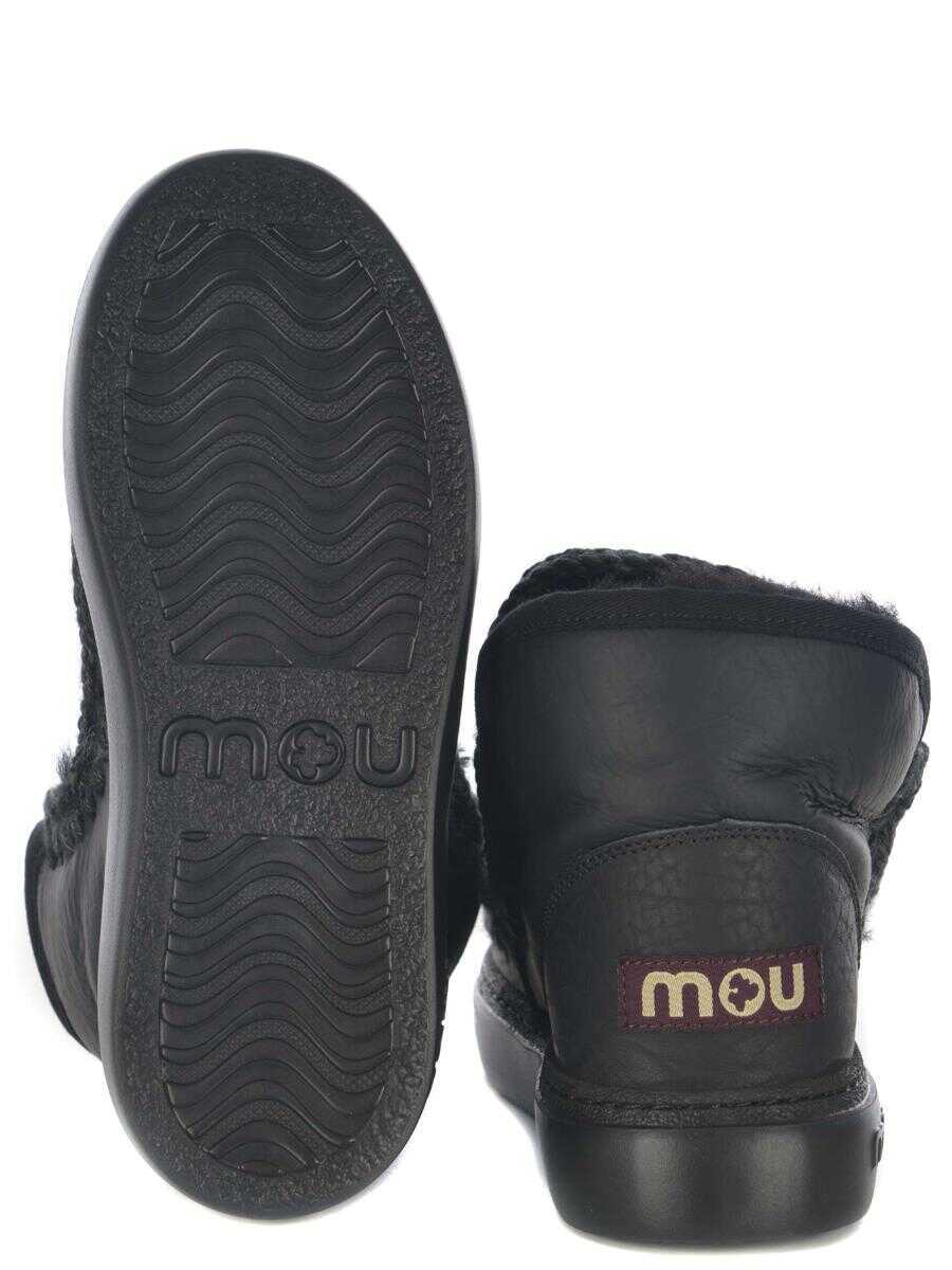 Sneakers Mou Mou Boots  Eskimo Bold Black Femei (BM 18438147) 5
