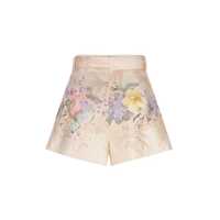 Pantaloni casual ZIMMERMANN Dama - Pantaloni casual ZIMMERMANN Zimmermann Printed Silk Shorts PINK Femei (BM 18438213) - B-mall.ro