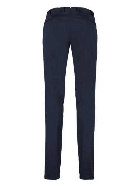 Pantaloni THE ALPHABET The Alphabet The Pants - Cotton Chino Trousers BLUE Barbati (BM 18438603) 2