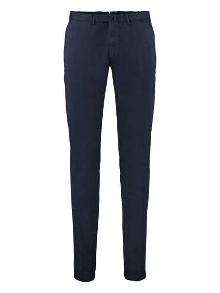 Pantaloni THE ALPHABET The Alphabet The Pants - Cotton Chino Trousers BLUE Barbati (BM 18438603) 1