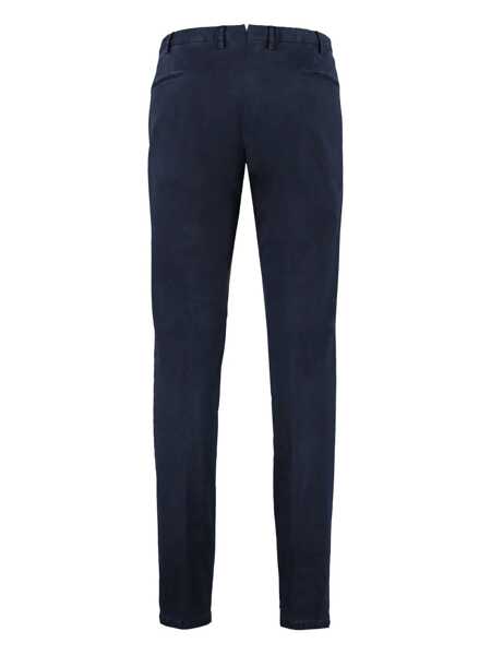 Pantaloni THE ALPHABET The Alphabet The Pants - Stretch Cotton Chino Trousers BLUE Barbati (BM 18438606) 2