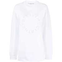 Pulovere Stella McCartney Rhinestone-Embellished Logo Sweatshirt Femei