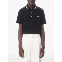 Tricouri Polo Valentino Garavani pentru Barbati - Tricouri Polo Valentino Garavani Valentino Garavani Black Cotton Polo Shirt Black Barbati (BM 18439452) - B-mall.ro