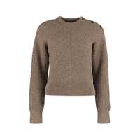 Pulovere Bottega Veneta Long Sleeve Crew-Neck Sweater Femei