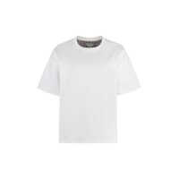 Tricouri Bottega Veneta Cotton Crew-Neck T-Shirt Femei