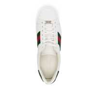 Sneakers Gucci pentru Barbati - Sneakers Gucci Gucci Ace Leather Low-Top Sneakers WHITE Barbati (BM 18440352) - B-mall.ro