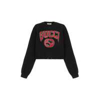 Pulovere Gucci Cotton Crew-Neck Sweatshirt Femei