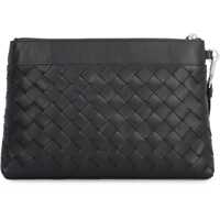 Portofele Bottega Veneta pentru Barbati - Genti de mana Bottega Veneta Bottega Veneta Intrecciato Prism Pouch Black Barbati (BM 18440532) - B-mall.ro