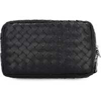 Portofele Bottega Veneta pentru Barbati - Genti de mana Bottega Veneta Bottega Veneta Leather Pouch Black Barbati (BM 18440715) - B-mall.ro