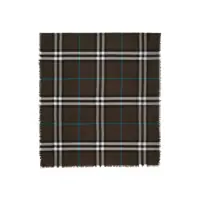 Esarfe Burberry pentru Barbati - Esarfe Burberry Burberry Check Motif Scarf GREEN Barbati (BM 18441492) - B-mall.ro