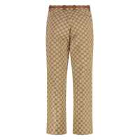 Imbracaminte Gucci Dama - Pantaloni casual Gucci Gucci Gg Fabric Trousers Brown Femei (BM 18442173) - B-mall.ro