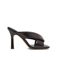 Pantofi cu toc Bottega Veneta Riva Leather Mules Femei