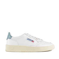Sneakers Autry Medalist Low Leather Sneakers Color White And Silver Blue Barbati