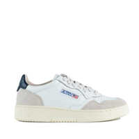 Sneakers Autry Sneakers Medalist Low In Leather And Suede White And Blue Color. Femei