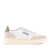 AUTRY Autry Medalist Low Sneakers In Leather And Suede Color White And Covert Green WHITE, GREEN