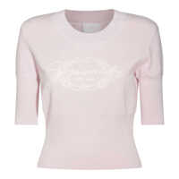 Pulovere Givenchy Pink Cotton Knitwear Femei