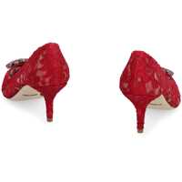 Pantofi cu toc Dolce & Gabbana Dama - Pantofi cu toc Dolce & Gabbana Dolce & Gabbana Bellucci Lace Pump RED Femei (BM 18444510) - B-mall.ro