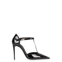 Pantofi cu toc Dolce & Gabbana T-Bar Patent Leather Pumps Femei