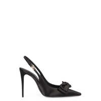 Pantofi cu toc Dolce & Gabbana Satin Slingback Pumps Femei
