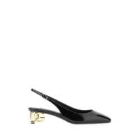 Pantofi cu toc Dolce & Gabbana Black Leather Pumps Femei