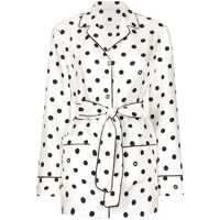 Bluze Dolce & Gabbana Printed Silk Pajama Blouse Femei