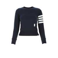 Pulovere Thom Browne Dama - Pulovere Thom Browne Thom Browne Cotton Crew-Neck Sweatshirt BLUE Femei (BM 18446163) - B-mall.ro