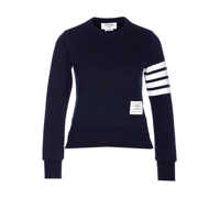 Pulovere Thom Browne Cotton Crew-Neck Sweatshirt Femei