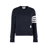 Pulovere Thom Browne Cotton Crew-Neck Sweatshirt Femei