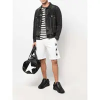 Pantaloni Golden Goose pentru Barbati - Pantaloni Golden Goose Golden Goose Diego Cotton Bermuda Shorts WHITE Barbati (BM 18446961) - B-mall.ro