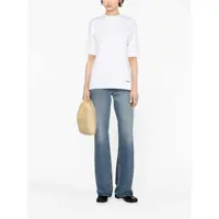 Imbracaminte Jil Sander Dama - Tricouri Jil Sander Jil Sander Cotton Crew-Neck T-Shirt WHITE Femei (BM 18447876) - B-mall.ro