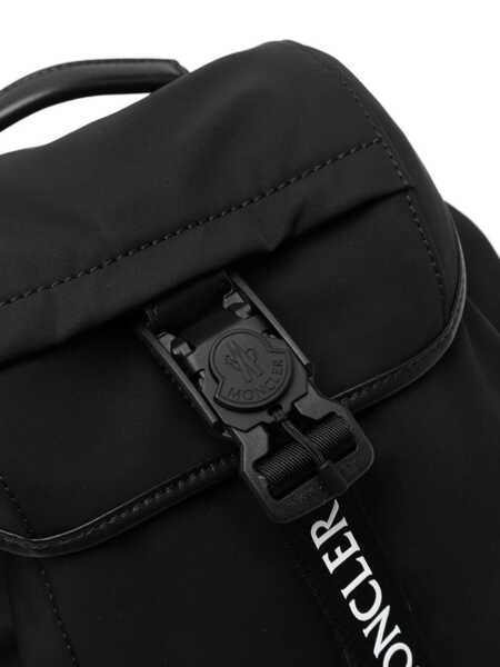 Rucsacuri Moncler Moncler New Pierrick Nylon Backpack Black Femei (BM 18448107) 4