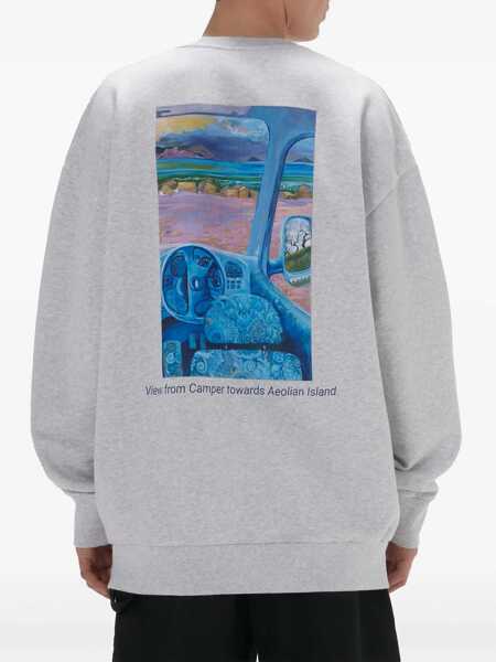 Pulovere JW Anderson JW Anderson Jw Anchor Camper Sweatshirt GREY Barbati (BM 18448548) 3
