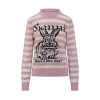Pulovere Ganni Striped Sweater Femei