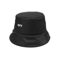 Sepci Off-White Logo-Embroidered Bucket Hat Barbati
