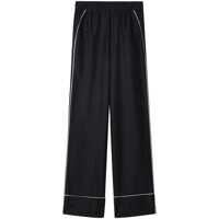 Pantaloni casual Off-White Silk Blend Trousers Femei