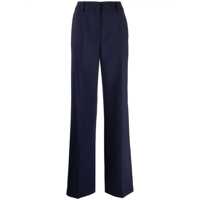 Pantaloni casual Off-White Wide-Leg Virgin-Wool-Blend Trousers Femei