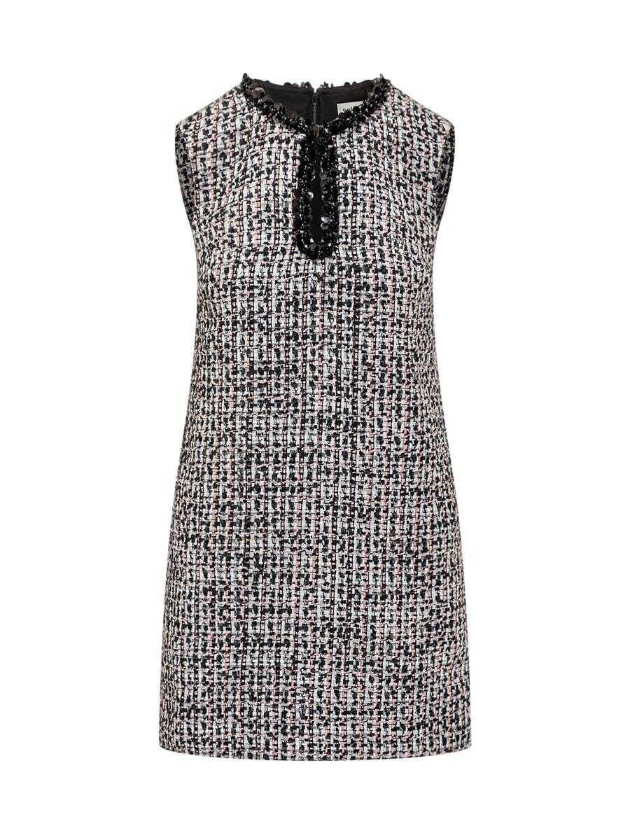Rochii Self-Portrait Self-Portrait Mini Boucle Dress Black Femei (BM 18450681) 1