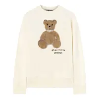 Pulovere Palm Angels Cotton Crew-Neck Sweatshirt Barbati