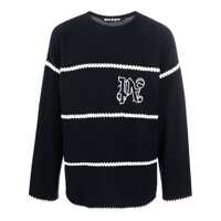 Pulovere Palm Angels Knit Wool Blend Pullover Barbati