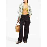 Imbracaminte Palm Angels Dama - Pantaloni casual Palm Angels Palm Angels Wool Blend Trousers Black Femei (BM 18451119) - B-mall.ro