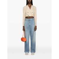 Imbracaminte Palm Angels Dama - Blugi Palm Angels Palm Angels Wide-Leg Jeans Navy Femei (BM 18451137) - B-mall.ro