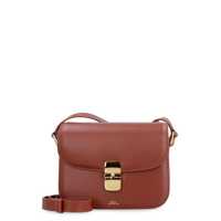 Genti de umar A.P.C. Grace Leather Crossbody Bag Femei