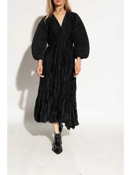 Bocanci Ganni Ganni Faux Leather Ankle Boots Black Femei (BM 18451581) 3